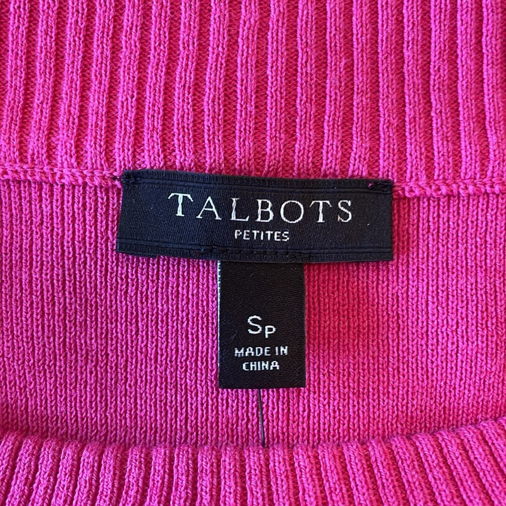 Talbots pink top NWT - Picture 6 of 9